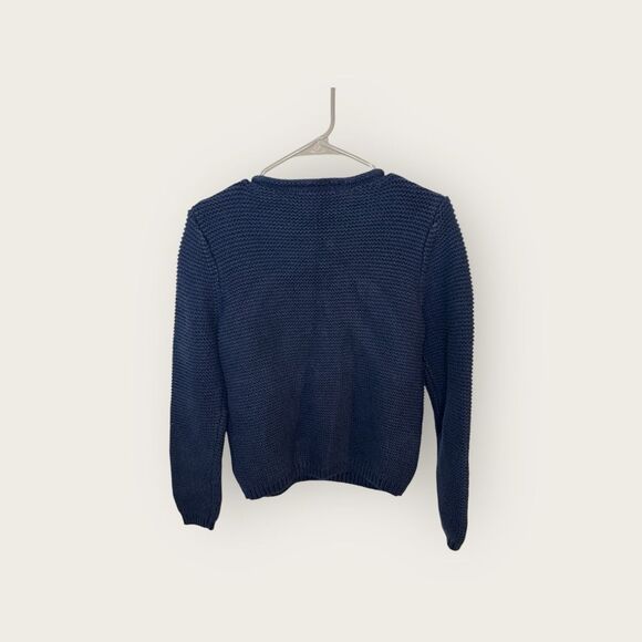 Vineyard Vines Kids Chunky Knit Whale Sweater Size Large - Picture 2 of 4